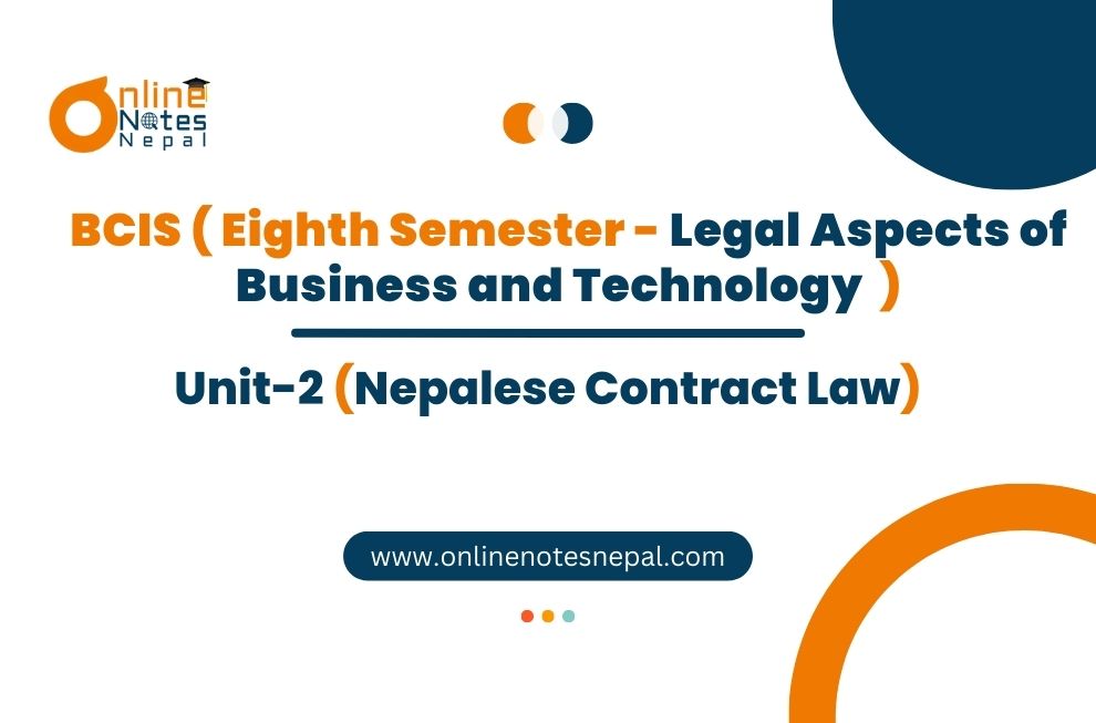 Nepalese Contract Law Photo
